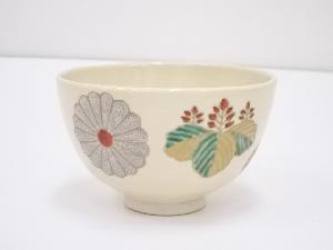 京焼　作家物　金彩色絵高台寺茶碗